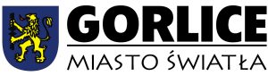 Logo Gorlice Miasto Światła Logo Gorlice Miasto Światła. Czarny napis z herbem miasta.