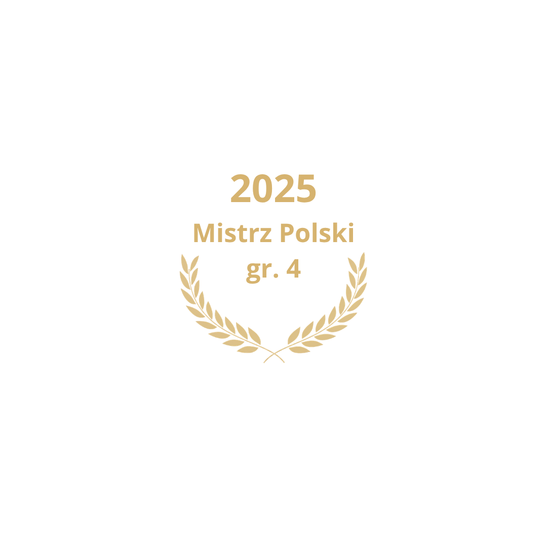 Grafkia przedstawiająca złoty laur mistrzowski 2025