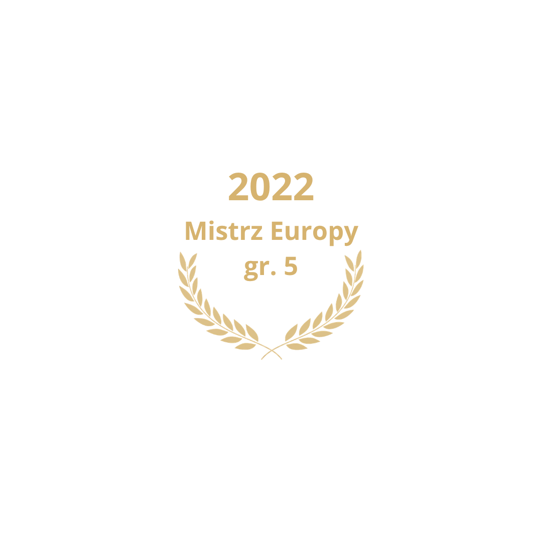 Grafkia przedstawiająca złoty laur mistrzowski 2022