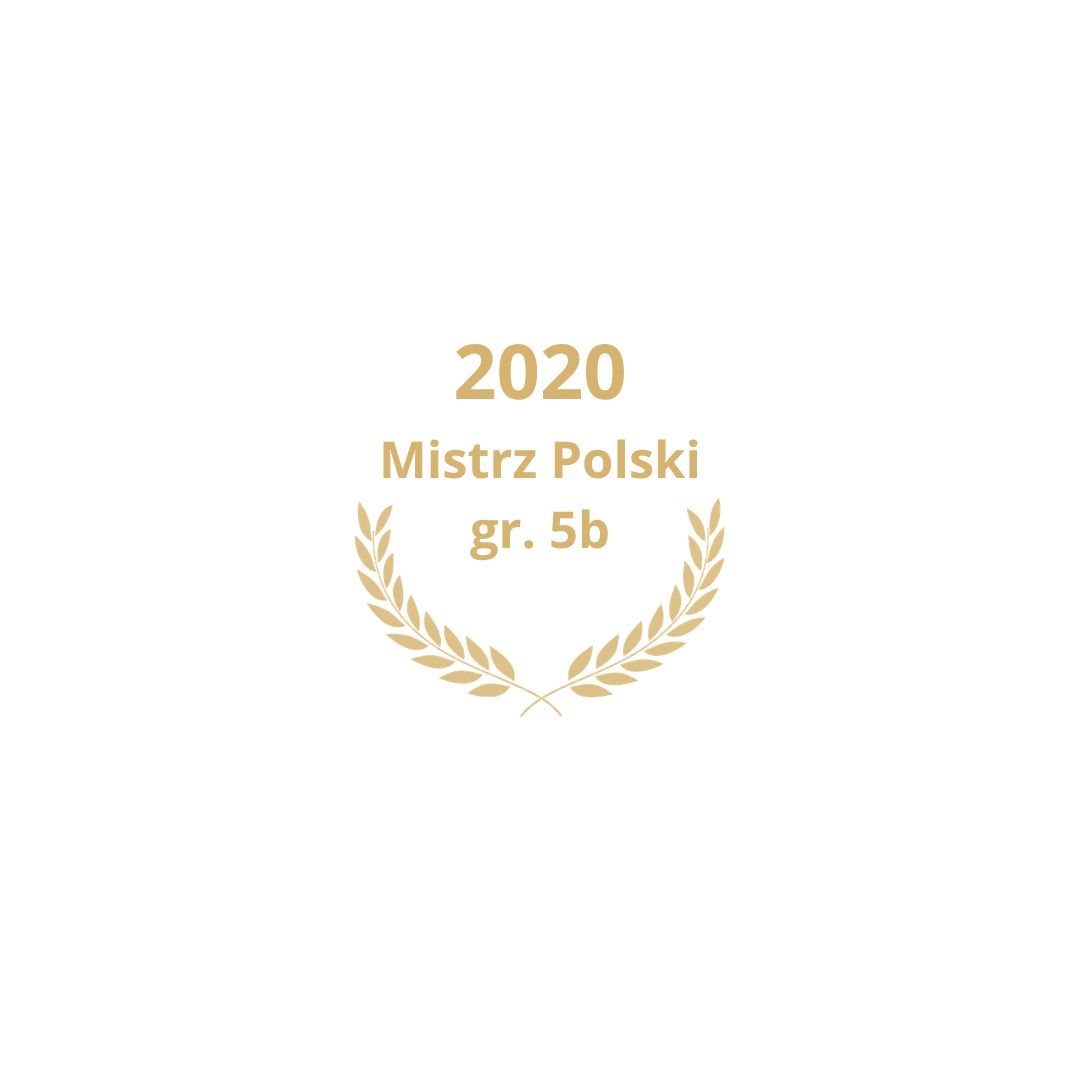 Grafkia przedstawiająca złoty laur mistrzowski 2020